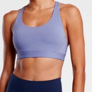 Athleta Ultimate Racer Bra A-C EUC Dusk Purple *Size XS
